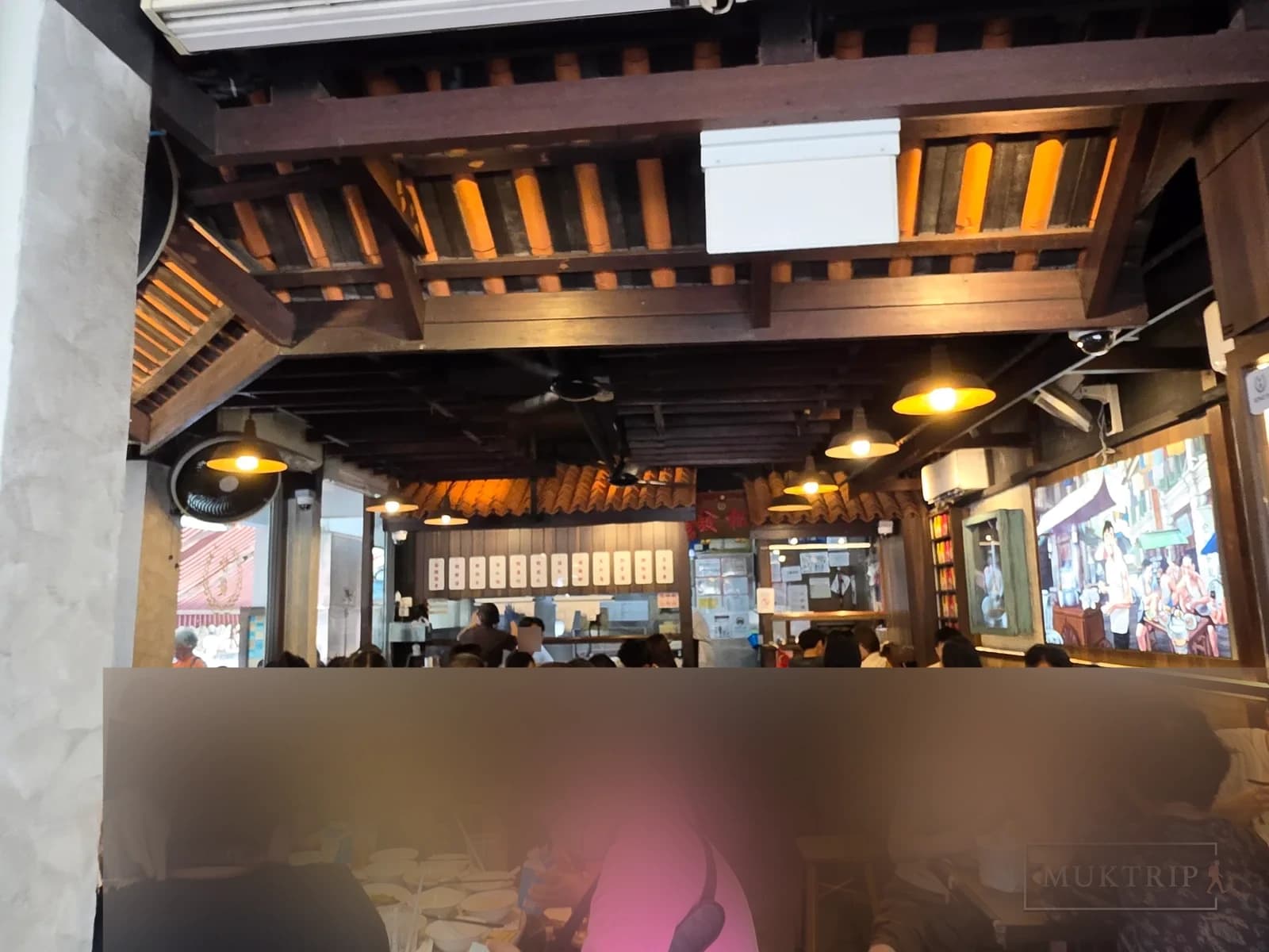 Interior of Song Fa Bak Kut Teh (11 New Bridge Road), a full view of the restaurant crowded with customers