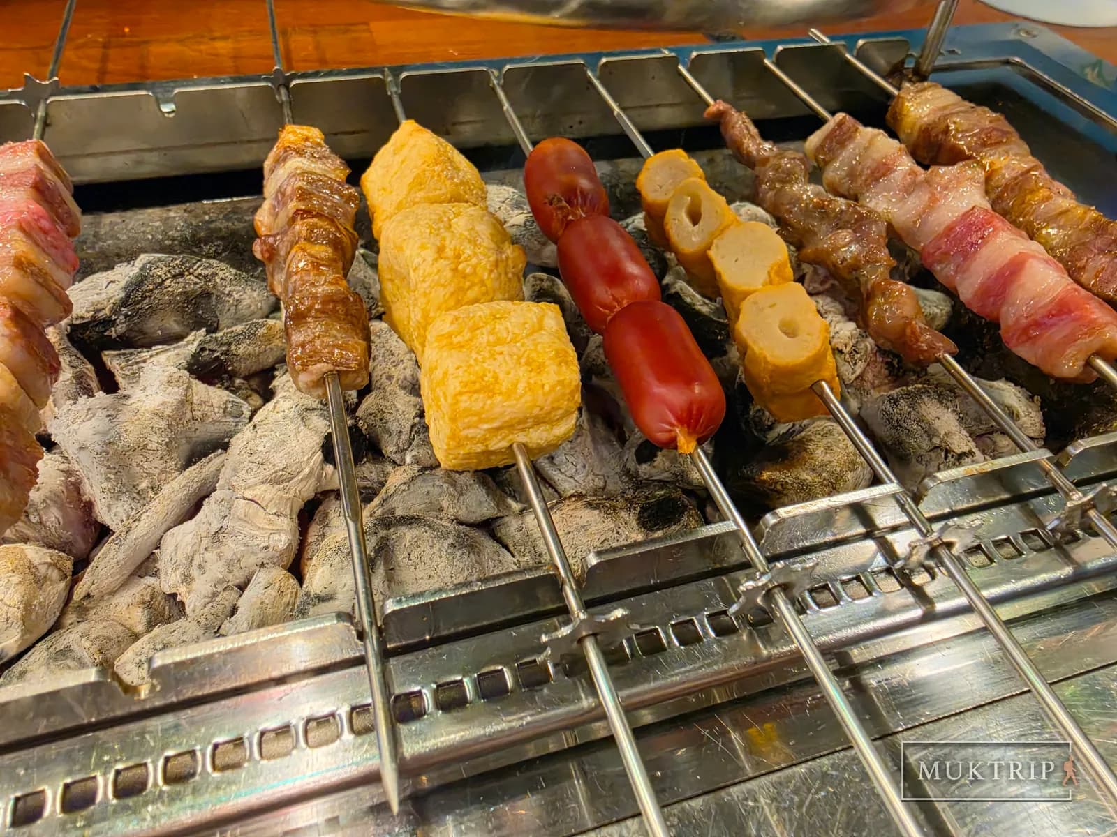 Assorted skewers