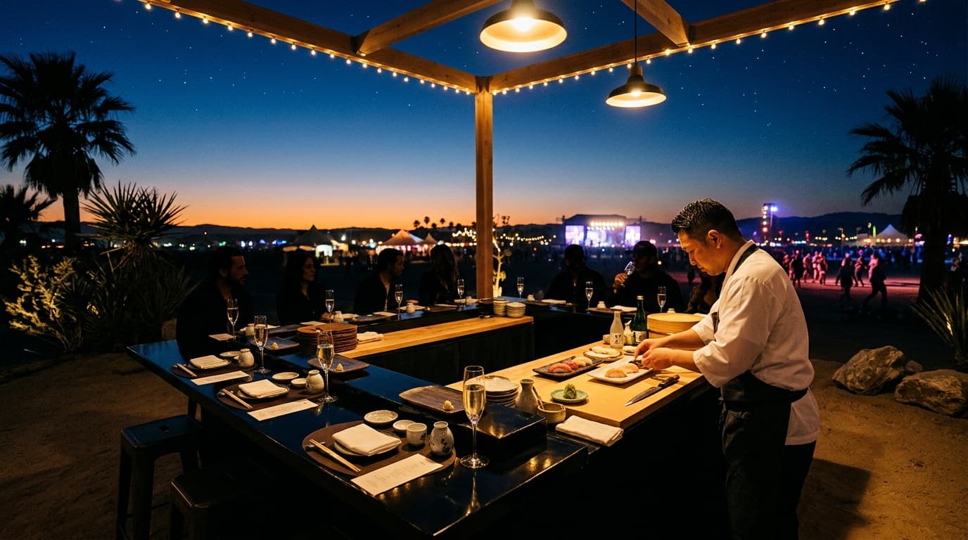 Coachella 2026 Food Guide: Nobu Omakase & Chef Pop-Ups