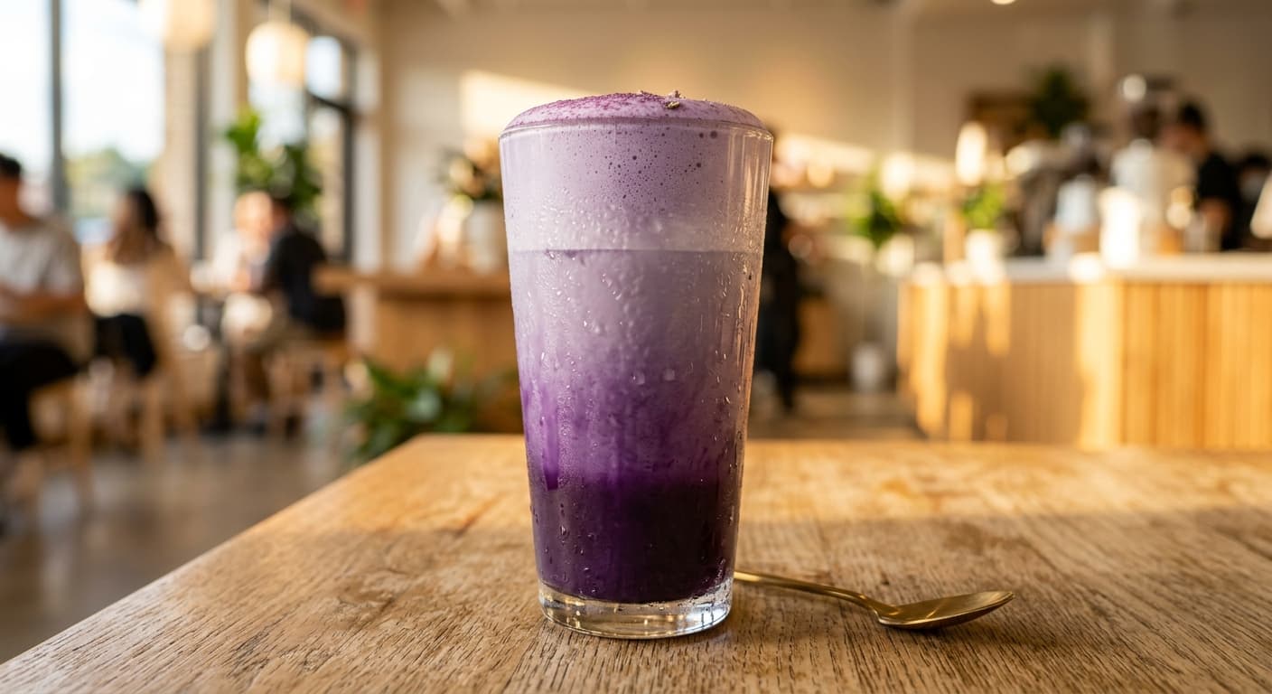 韓国カフェを席巻するウベ（紫山芋）デザートブーム — 「ドバイクッキー」の次は紫色 - 2