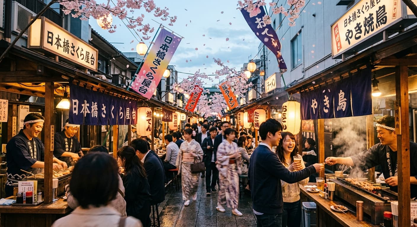 Nihonbashi's SAKURA FES 2026: Tokyo's Cherry Blossom Parfait and Street-Food Crawl - 3