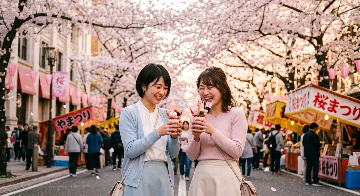 Nihonbashi's SAKURA FES 2026: Tokyo's Cherry Blossom Parfait and Street-Food Crawl - 7