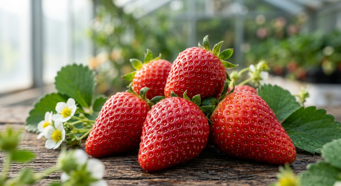 K-딸기의 프리미엄 품질 — 논산산 딸기의 선명한 빛깔과 풍성한 과육