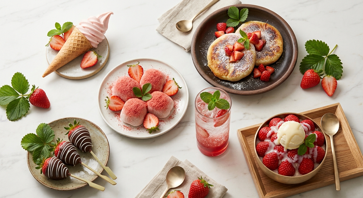 논산딸기축제의 딸기 디저트 컬렉션 — 성심당 콜라보부터 딸기 막걸리까지
