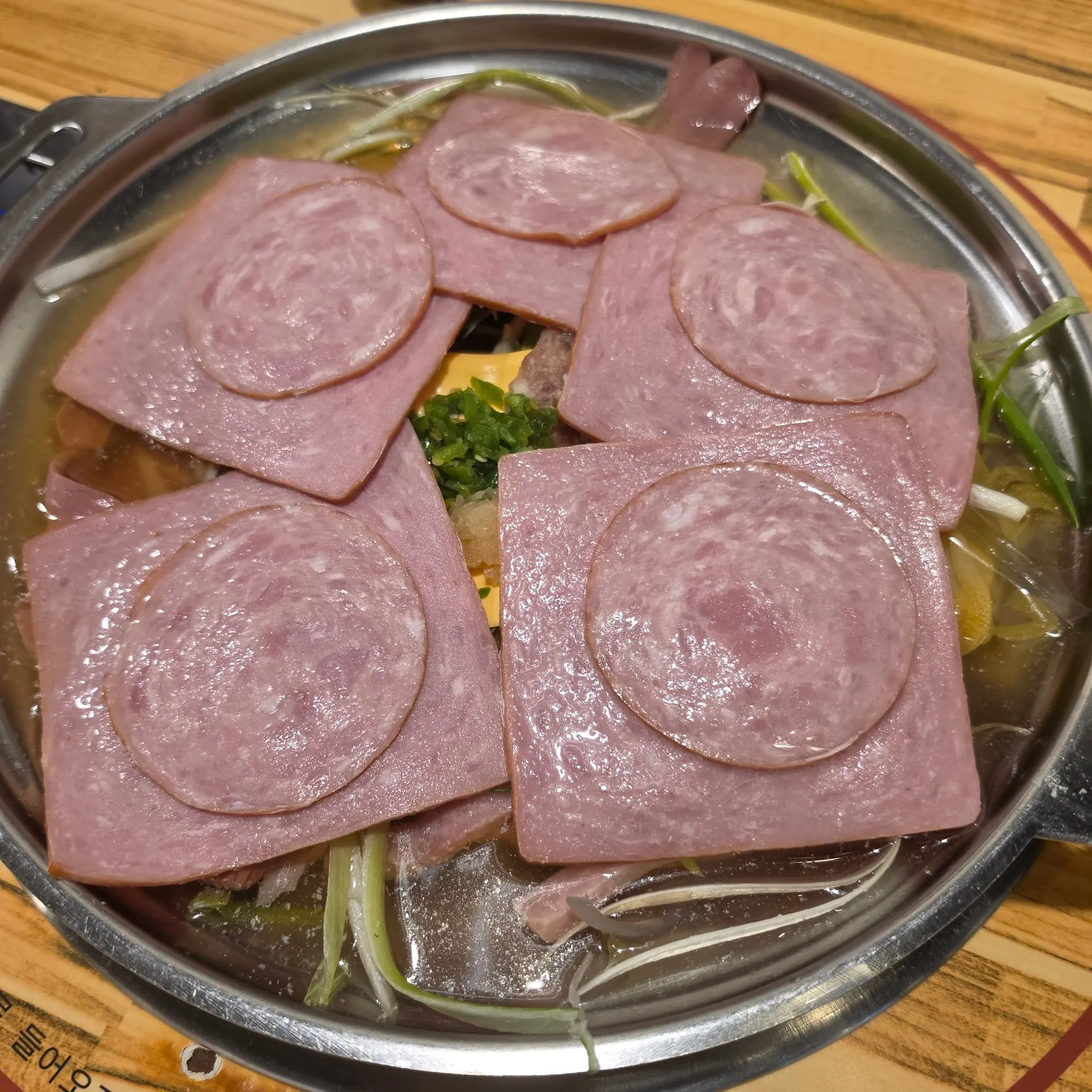 Ham-deumppuk Budae Jeongol Before Cooking