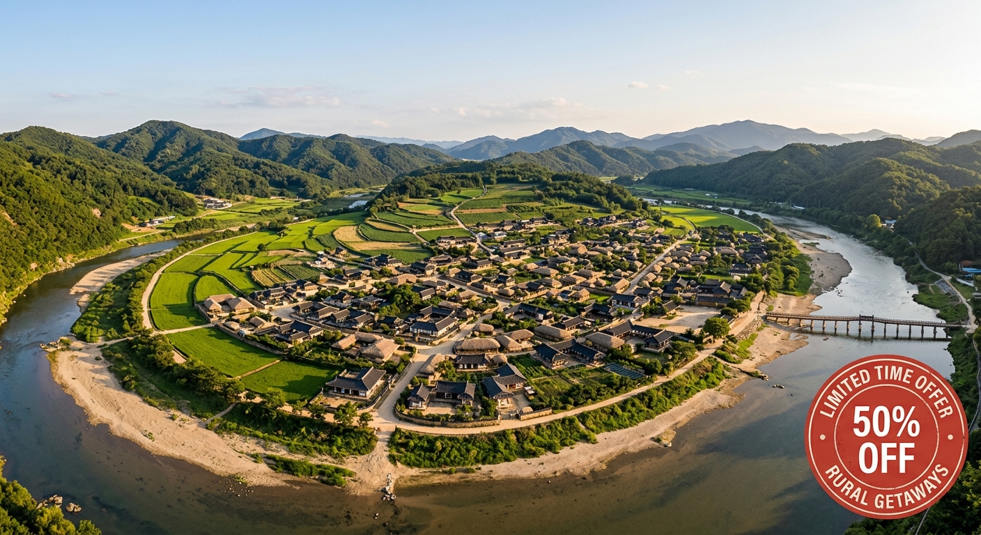 Scenic rural and fishing village destinations eligible for the Half-Price Travel program