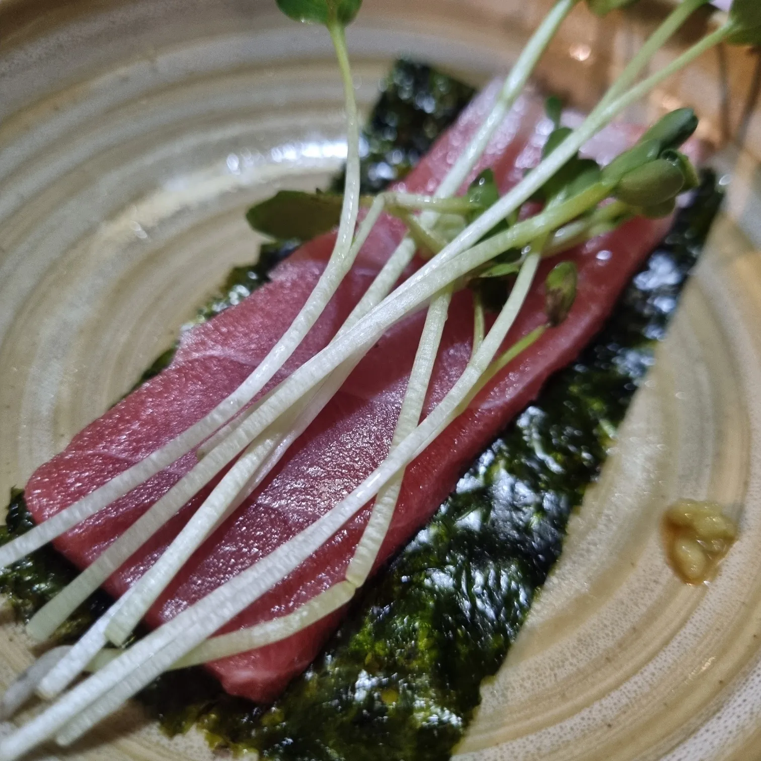 Assorted tuna sashimi