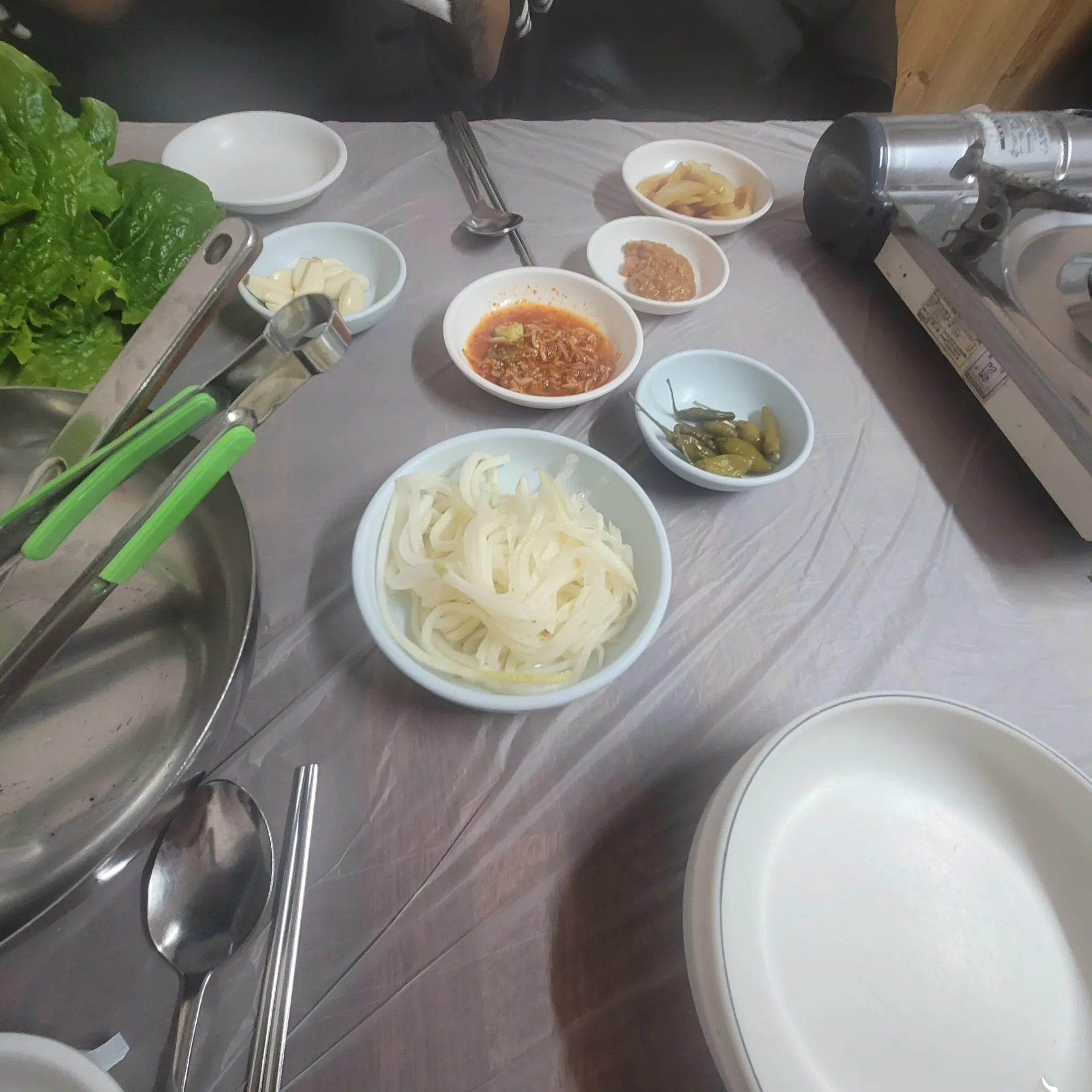 チャンアッチ類とエクジョッなどの基本おかず