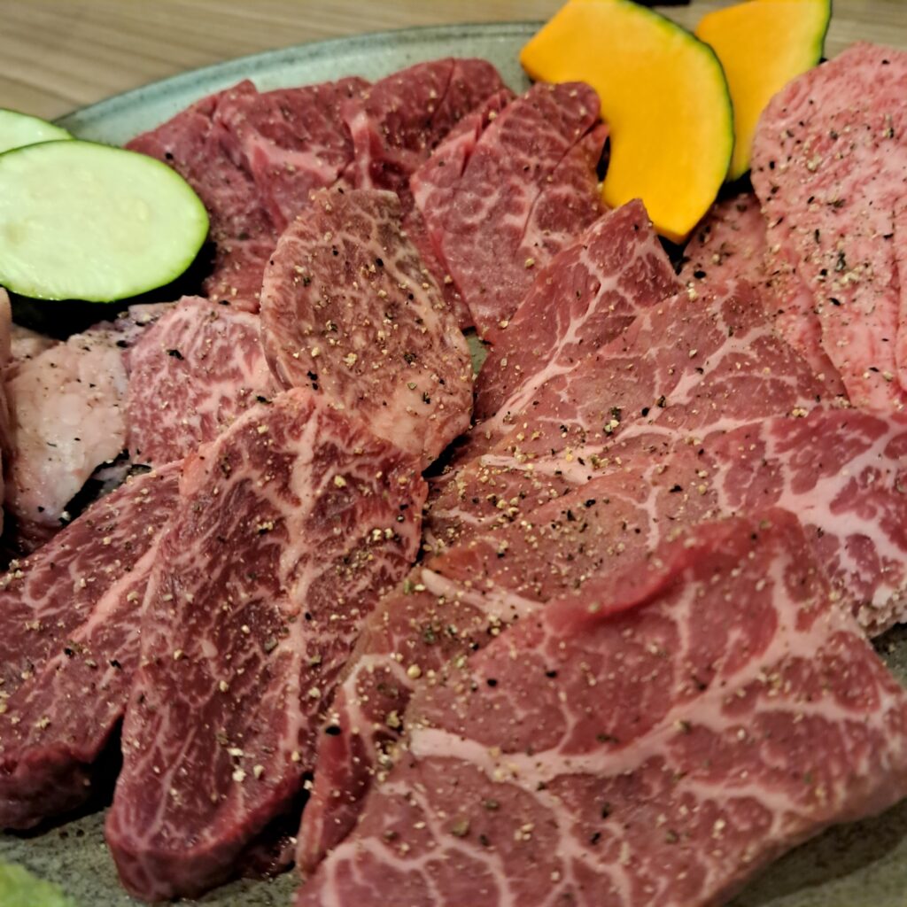 霜降りのアップ