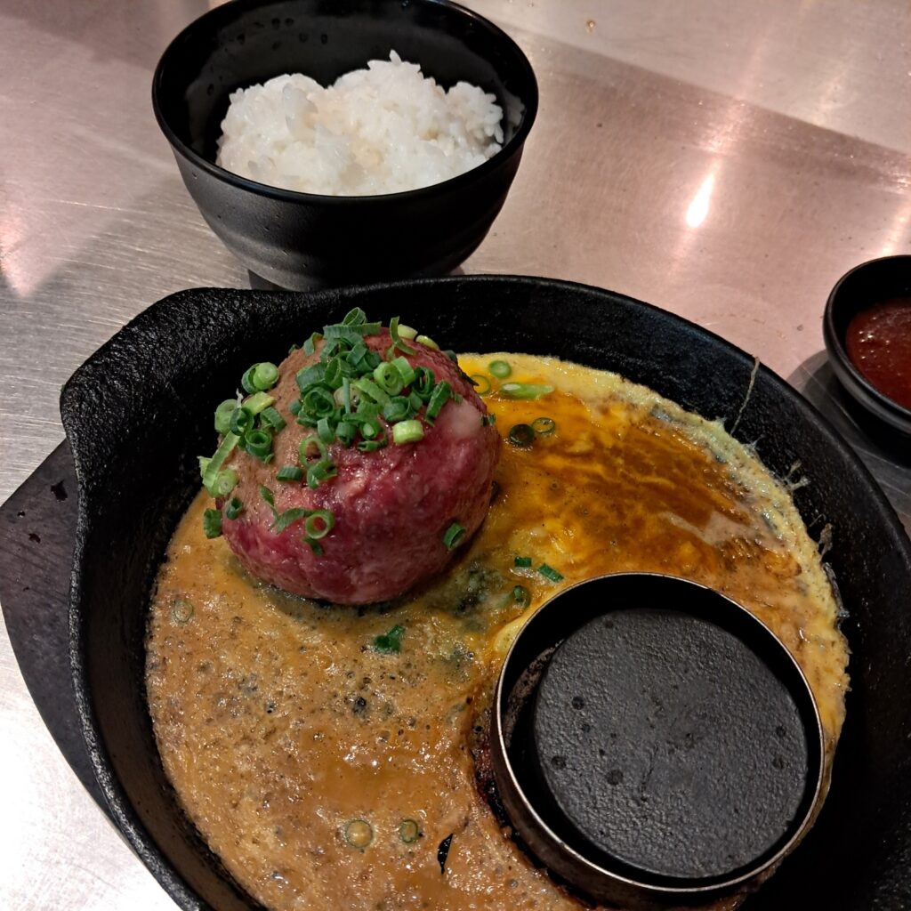 햄버그 세트 전체샷